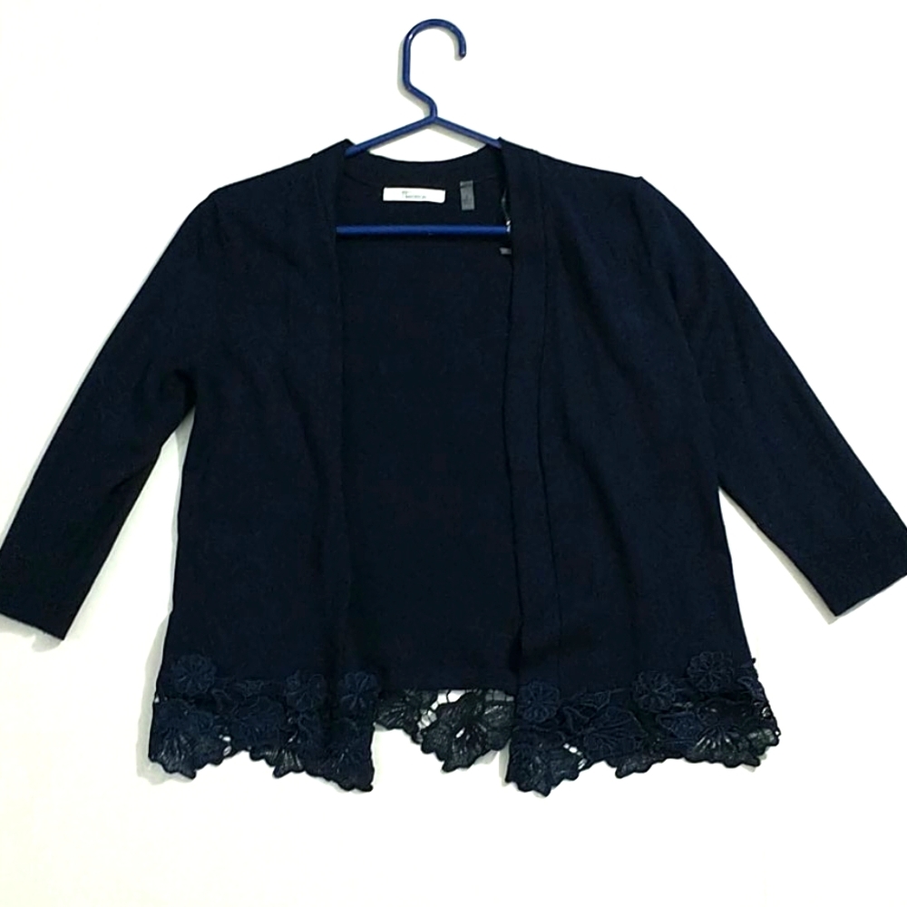 Navy cardigan